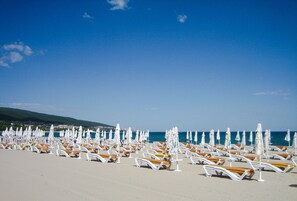 Apartment, 2 Bedrooms, Patio, Garden View | Beach - Seaside Garden Apartment With 2 BR for up to 5 pax (Sunny Beach)