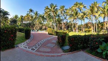 Departamento, 2 habitaciones, balcón | Jardín