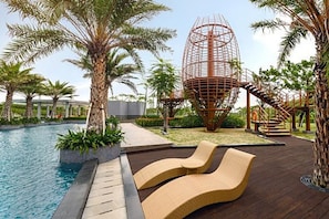 Pool - Two-bedrooms, Oakwood Apartments Pik Jakarta (Jakarta)