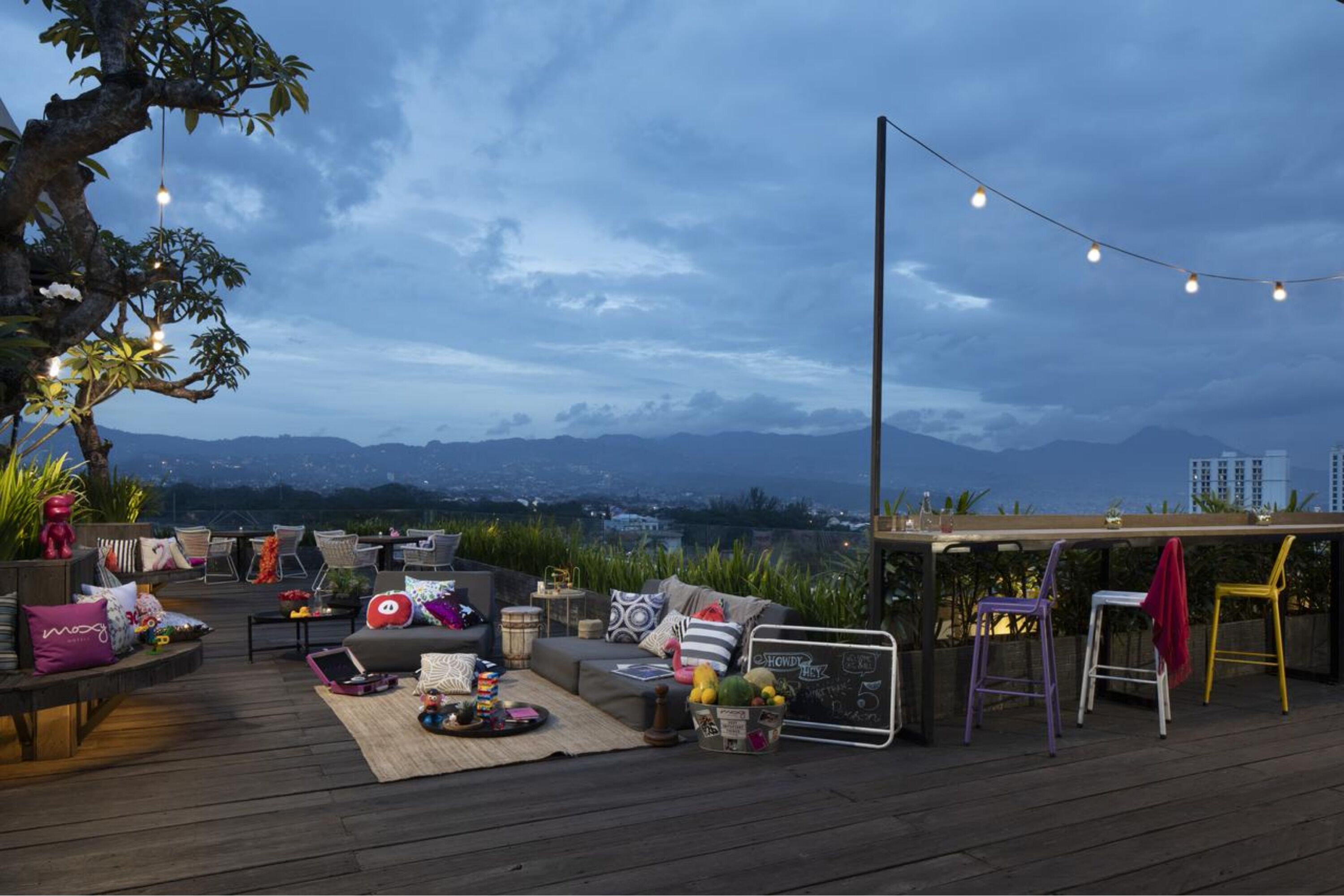 Pemandangan dari properti