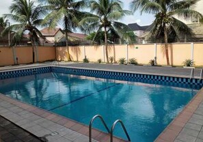Room, 1 Bedroom, Accessible, Smoking | Pool | Indoor pool