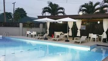 Room, 1 Bedroom, Accessible, Smoking | Pool | Indoor pool