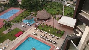 Zimmer, 1 Schlafzimmer, barrierefrei, Raucher | Pool