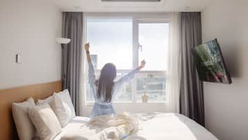 Blick von der Unterkunft