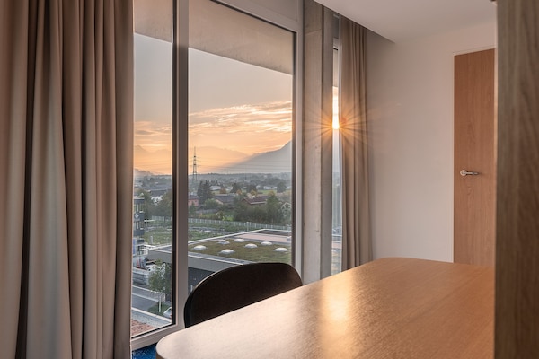 Suíte estúdio panorâmica | Vista do quarto