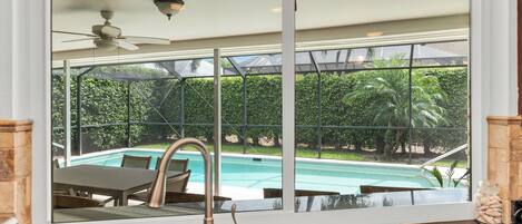 Una piscina climatizada