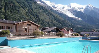 Studio De Reve Vue Mont Blanc Avec Piscine