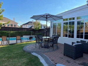 House, 6 Bedrooms | Property grounds - Family Friendly Spacious Home with Backyard Pool by Redawning (Frisco)