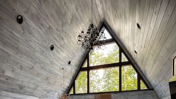 智能电视、壁炉、音乐库、立体声音响