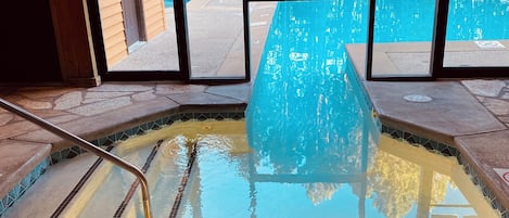 Indoor pool, outdoor pool