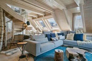 Smart TV, fireplace - Luderna - Dúplex Moncasan (Bagergue)