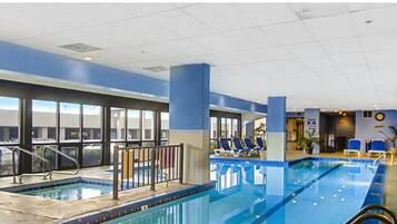 Indoor pool, outdoor pool