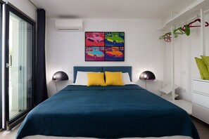 1 室のベッドルーム、アイロン / アイロン台、WiFi (無料)