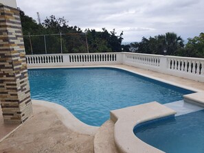 Indoor pool, outdoor pool
