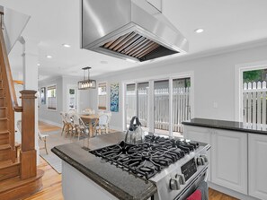 Fridge, microwave, oven, stovetop - ~DREAMING ON DUVAL~  Grand 5 bedroom, 4.5 bath home with private pool/parking (Key West)