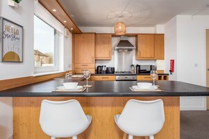 经典公寓 | 私人厨房 | 冰箱、微波炉、洗碗机、厨具/餐具