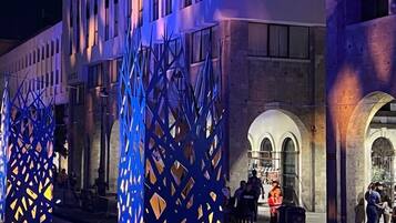 Voorkant van accommodatie