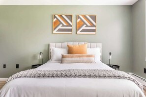 2 bedrooms, iron/ironing board, travel crib, WiFi