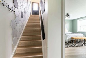 2 bedrooms, iron/ironing board, travel crib, WiFi