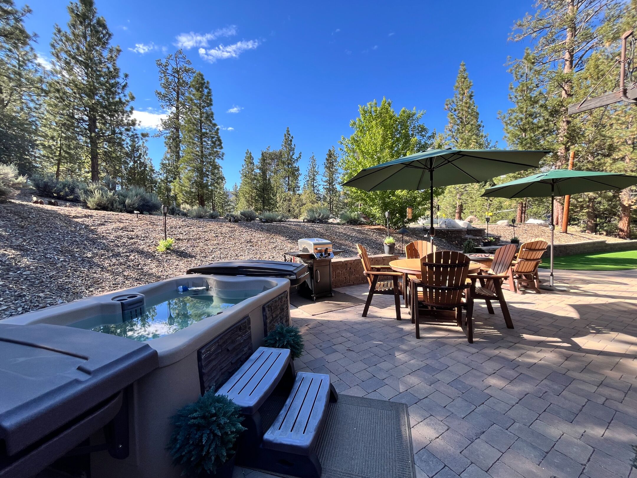Your private and tranquil patio creates that perfect and relaxing setting. 