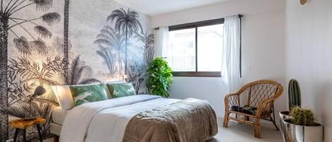 2 chambres, fer et planche Ă repasser