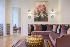 Classic-Apartment, 1 Schlafzimmer | Wohnbereich