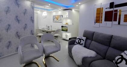 Luxury fourth level apartment with security camera