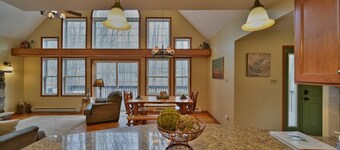 Pet-Friendly Pocono Chalet: Master Suite, BBQ, Hot Tub, 2 Decks and Pool Table!