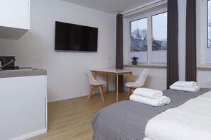 1 Schlafzimmer, Bügeleisen/Bügelbrett, kostenloses WLAN, Bettwäsche