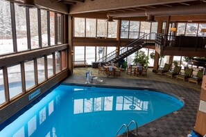 Indoor pool, outdoor pool
