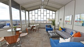 Smart TV, video games, music library, video library