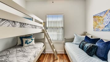 3 habitaciones y ropa de cama de alta calidad