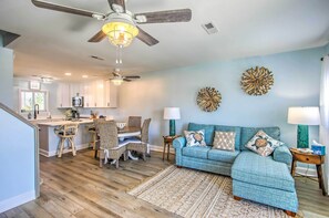 TV - Coastal Oasis w/ Decks: Walk to Holden Beach! (Holden Beach)