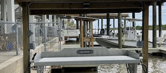 “Reeling Em Inn” waterfront home on the Colorado River. Boat slip included.