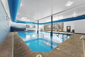 Indoor pool, outdoor pool