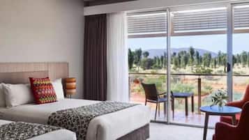 Desert Deluxe Room Request Two Double Beds | View from room