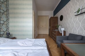 1 soverom, strykejern/-brett, wi-fi og sengetøy