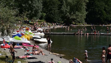 Tæt på stranden