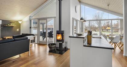 Lovely home in Brovst with sauna
