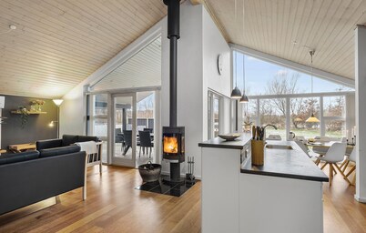 Lovely home in Brovst with sauna