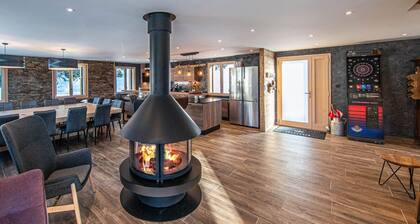 Chalet familial spacieux avec SPA, salle de jeux, près des pistes - 14 pers, Vosges