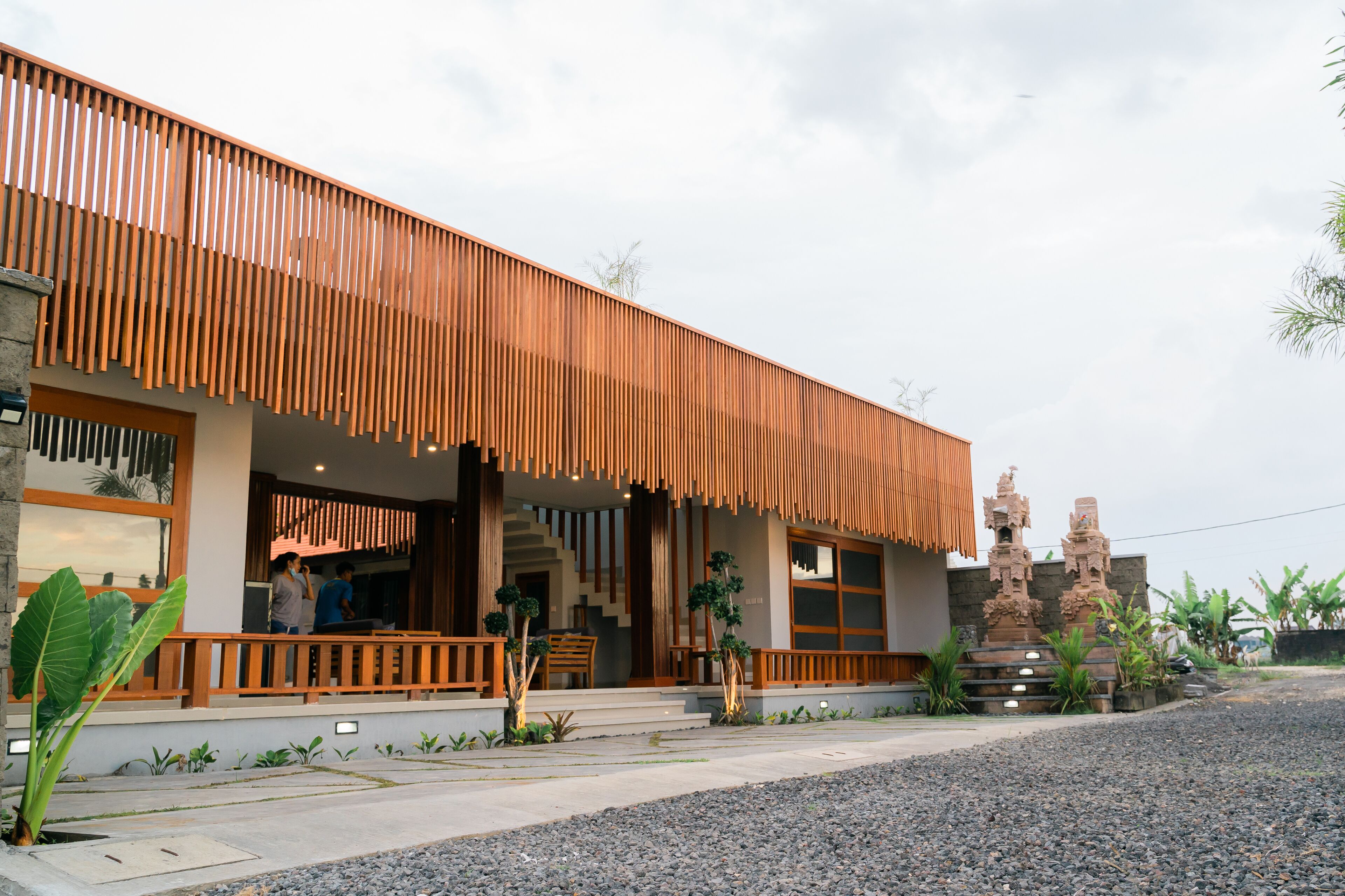 Fachada da propriedade