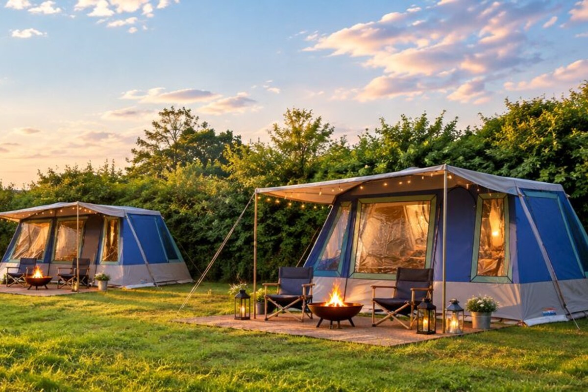 Superior Tent, Shared Bathroom, Courtyard View (Private garden) | Exterior