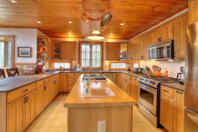 Brooklake - Custom built home on Dodge Pond, with 250' on Dodge Pond Stream too