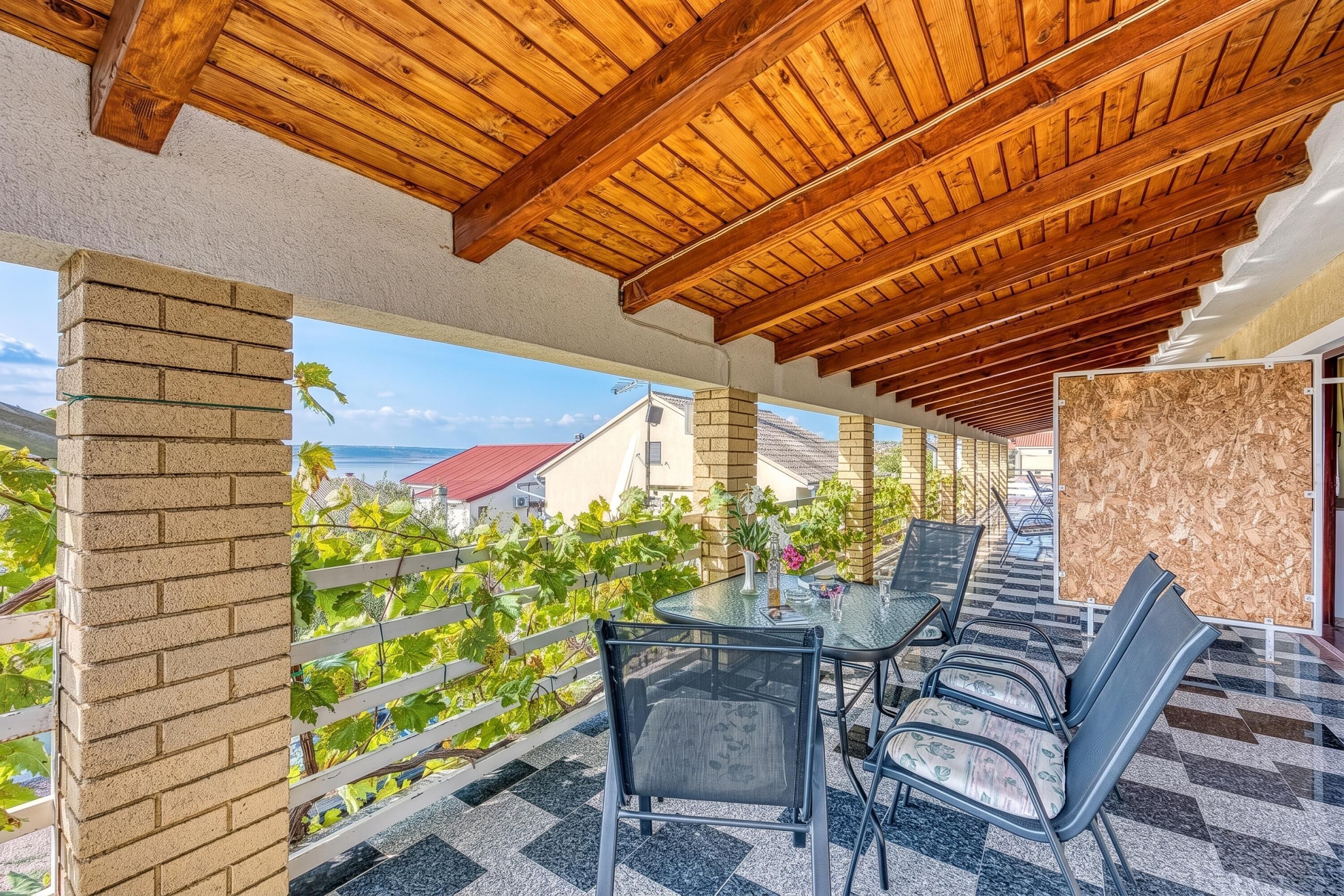 Family Apartment, 1 Bedroom, Microwave, Mountainside (Sea View Apt Cherry /w Balcony near) | Outdoor dining
