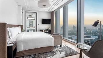 Habitación ejecutiva, 1 cama de matrimonio grande (Cityscape) | 1 dormitorio, ropa de cama de alta calidad, minibar y caja fuerte