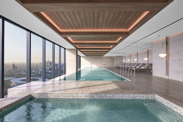 Indoor pool, outdoor pool, open 6:00 AM to 9:00 PM, sun loungers