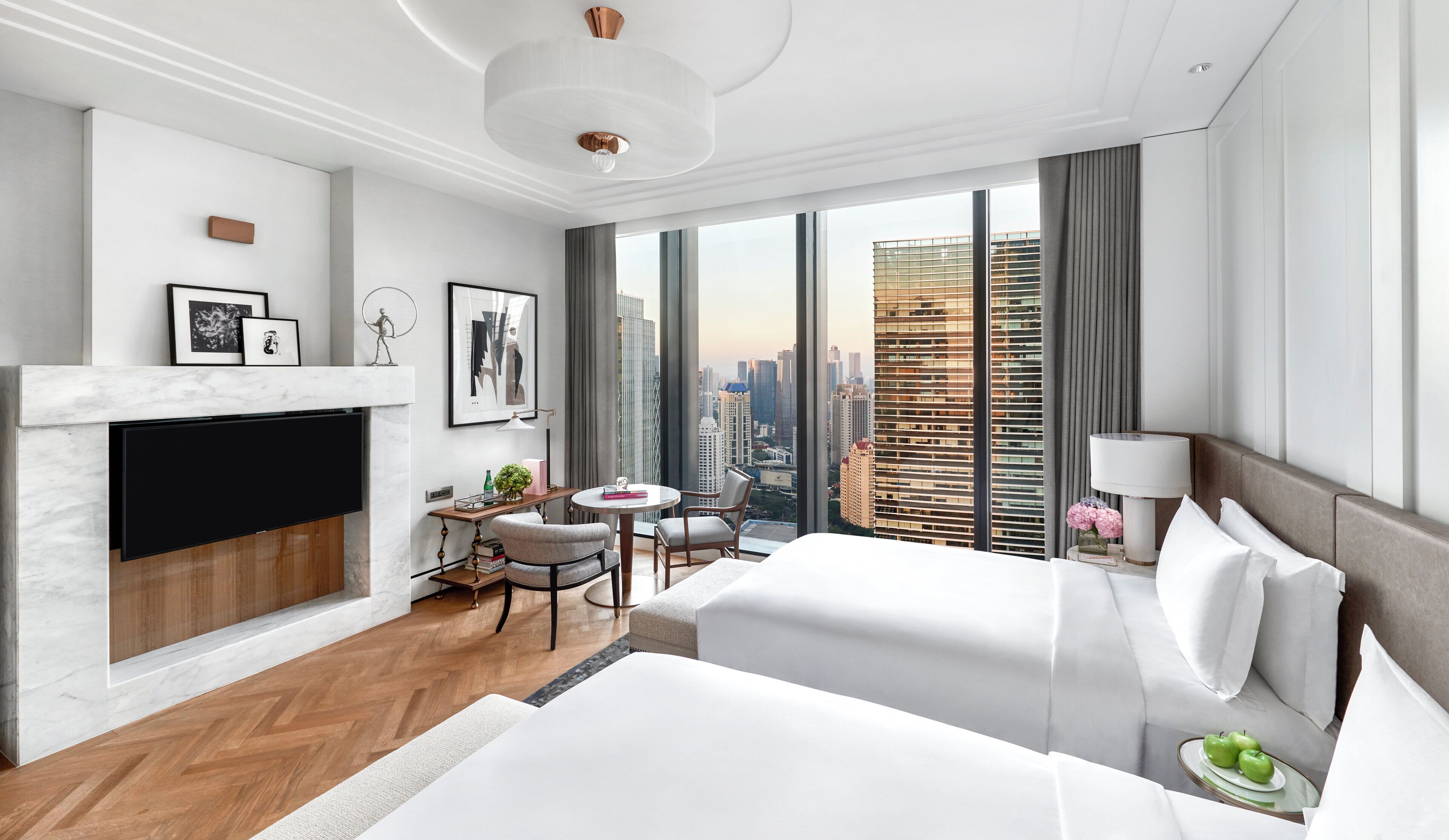 Premium bedding, minibar, in-room safe, desk