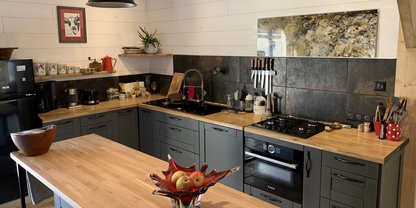 Cuisine avec électroménager haut de gamme Bosch
