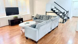 TV connectée, cheminée